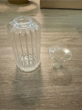 Sur la Table Glass Vase with Removable Rim Candle Holder